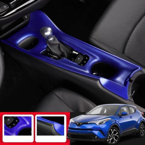 Car Styling 2PCS ABS Plastic Interior Gear Shift Panel Cover Trim For Toyota C-HR CHR 2016 2017 2018 2019 Left Hand Drive