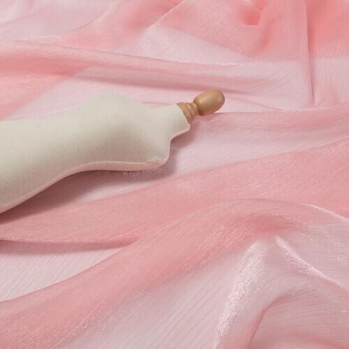 Soft Organza Crepe Nylon Chiffon Fabric By Half Yards Dress Sewing Material Wedding Decoration 45*150CM Tj0316