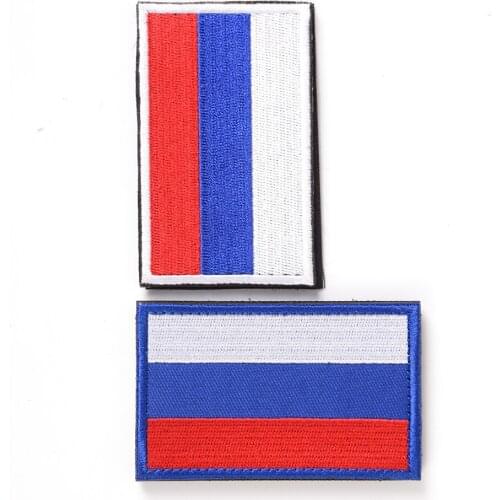 New 1pc Colorful Embroidery Flag Applique Patch Television Fastener Emblem Tactical Cstume Backpack Patches
