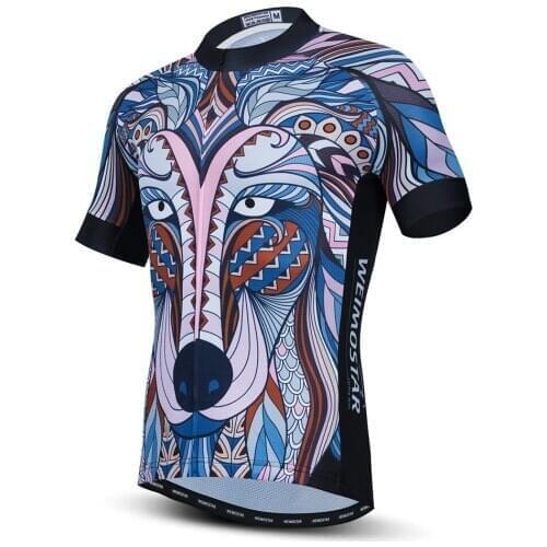 Pro Team Summer Bike Shirt Mens Cycling Jersey Short Sleeve Sportswear Maillot Ciclismo MTB Breathable Clothing