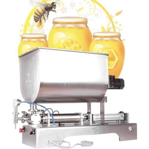 Mixing type filling machine for face cream tomato sauce peanut butter filling machine