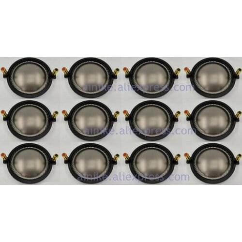 12pcs/lots Replacement Titanium Diaphragm for B&C DE800, WGX800-8 Driver 74.46mm CCAR flat wire 8 ohm or 16 ohm