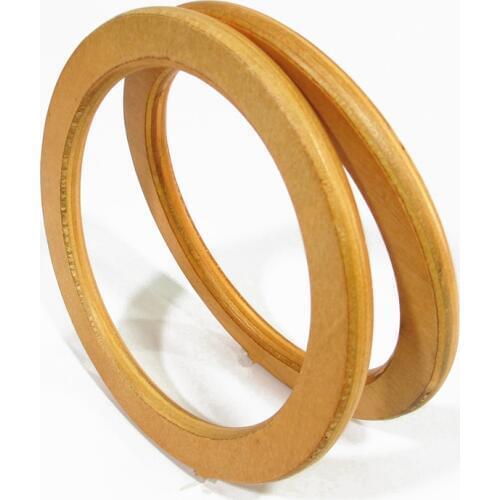 Replacement Round D Shape Wooden Bag Handles Handmade Handbag Handle DIY Tote Purse Frame DIY Handle Accessories For Bags