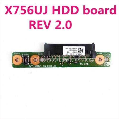 X756UJ HDD board REV 2.0 For ASUS X756U X756UV X756UJ X756UQ X756UX HDD board 60NB0A20-HD1010-201 Test ok