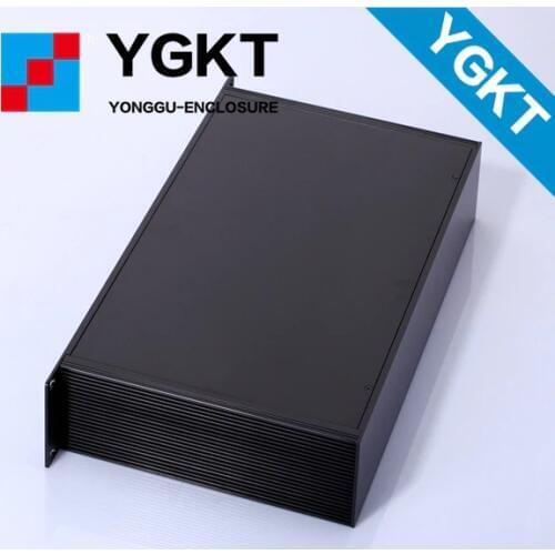 YGH-002-2B 482*66.7*250mm 19'1.5U Aluminum panel equipment chassis case curb with flat