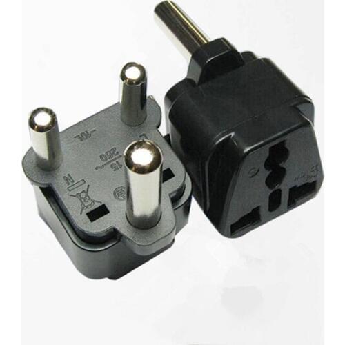 1 PC Hot Sale Universal UK/US/EU/AU to South Africa 3 pin Travel Power Adapter Plug 15A 250V Electronic Device Charging