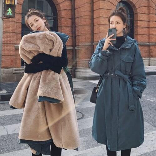 2021 Winter Long Jacket Women Hooded Thick Woman Parkas Autumn Coats and Jackets Cotton Womens Clothing Casaco Feminino WPY3998