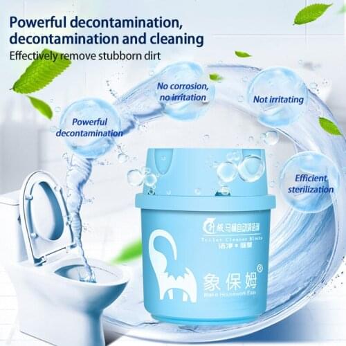 1pc Automatic Flush Toilet Bowl Cleaner for Toilet Tank Stain Remover Deodorant Antibacterial Bathroom Cleaning Chemicals