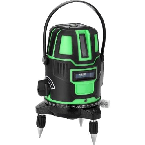 2D 2/3 Lines Green Laser Level Instrument Measurement Novel Laser Leveling Device 2° Automatic Self-leveling Laser Level 360