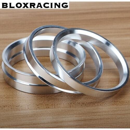 4Pieces/set Aluminum Hub Rings Hub Centric Rings Wheel Bore 57.1-66.5、66.6-72.56、72.56-74.1、66.6-74.1、58.1-63.4、58.1-65.1mm