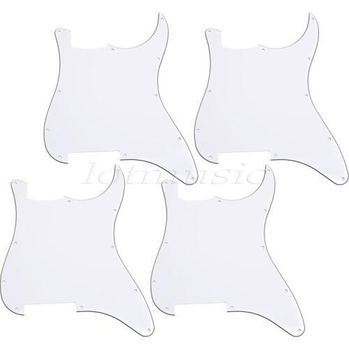 4pcs Pickguards Guitar Pick Guard 3PLY White Empty for strat replacement