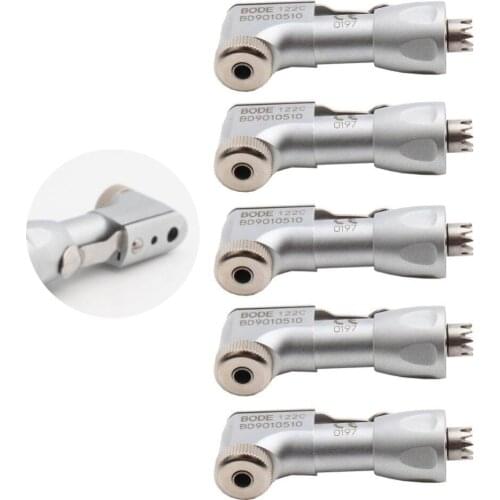 5 pcs Dental Low Speed Handpiece Air Turbine Contra Angle Head Wrench Type Cartridge Drive BODE 122C