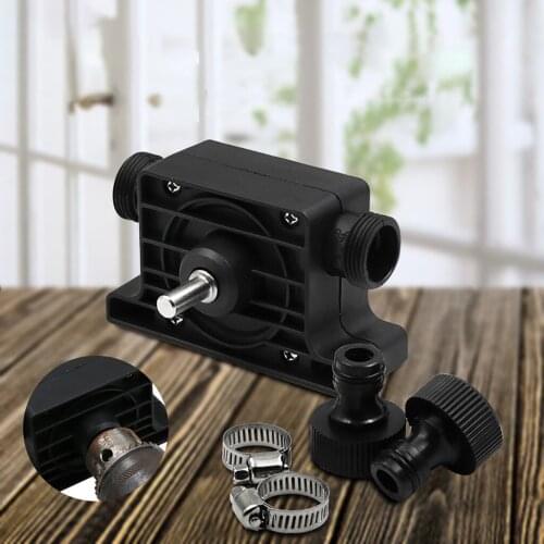 8mm Portable Electric Drill Pump Sink Aquarium Pool Self-priming Pump Oil Water Pump Hose Clamp Connector Accessories