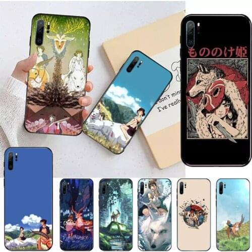 Princess Mononoke Anime Phone Case For Huawei honor Mate P 10 20 30 40 Pro 10i 9 10 20 8 x Lite Luxury brand shell funda coque