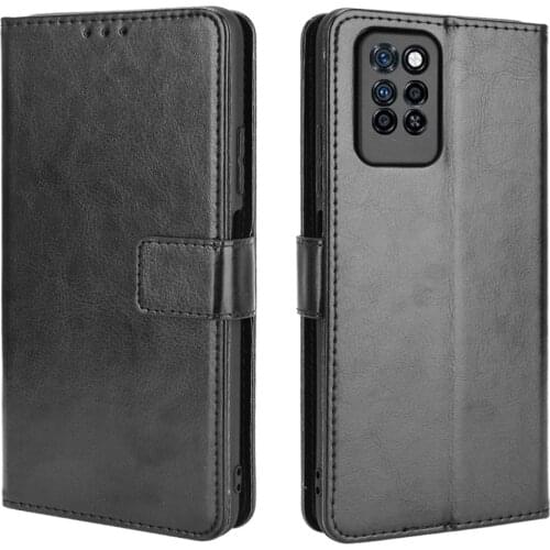 Flip Phone Case For Infinix Note 10 Pro NFC Wallet Cover For Infinix Note 10Pro NFC Leather Case Book Style With Card Holder