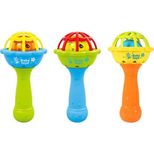 Baby Music Teether Rattle Toys for Child 0-12 Education Mobile Cot Kids Bed Bell Newborn Stroller Crib Infant Soft Musical Toys