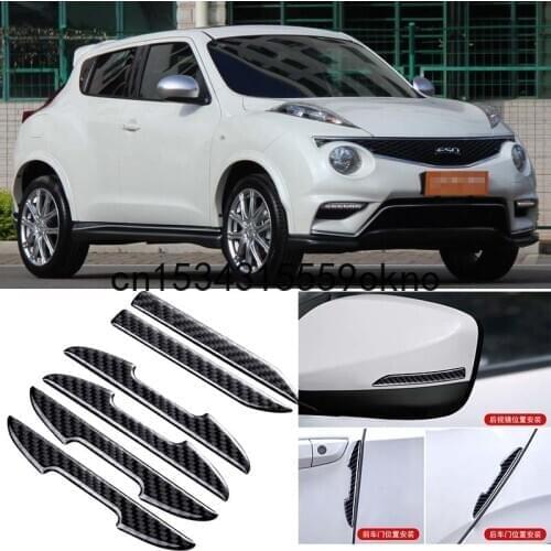 For INFINITI G25 M35 Q60 Q70 QX50 QX60 QX70 Car Side Door Edge Mirror Guard Bumper Trim Protector Stickers