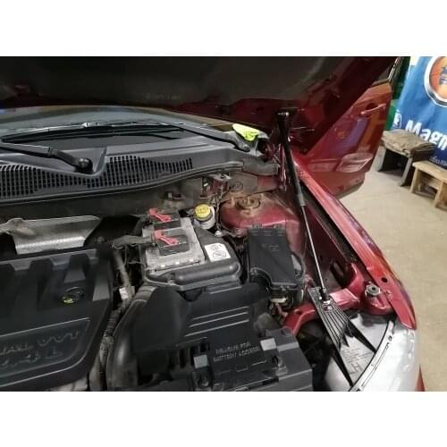 Carbon Fiber Gas Springs for 2011-2016 Jeep compass Car Styling Front Hood Bonnet Modify Gas Struts Lift Support Shock Damper