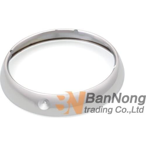 Motorcycle 7" Headlight lamp Trim Ring Chrome Fits For Harley FLHT FLHTC FLHX FLHR Glide Touring