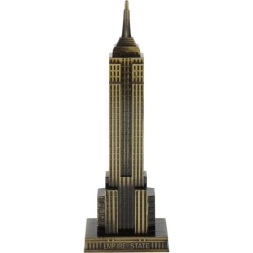 New York Empire State Building Landmark Building Study Office Decor Crafts
