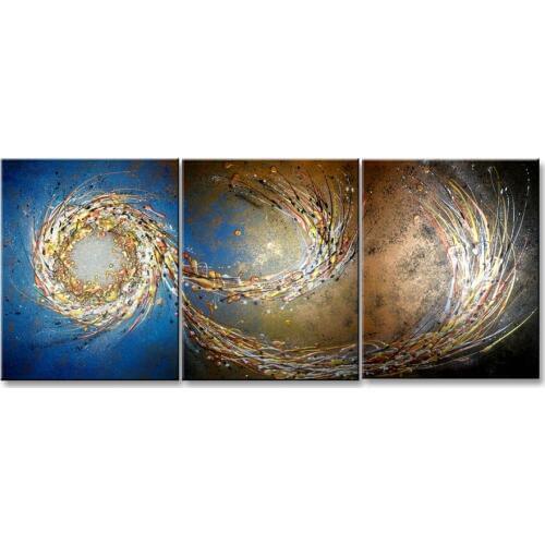 Handmade oil painting on canvas modern 100% Best Art Abstract night star leaf oil painting original directly from artist XD3-3YE