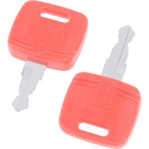 2Pcs Keys For John Deere Tractor Ignition Keys OEM RE183935 RE43492 RE71557