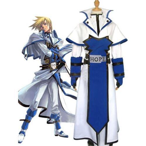 Guilty Gear Ky Kiske Halloween Cosplay Costume E001