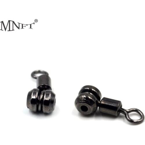 MNFT 30Pcs 3 Way T-shape Cross-line Rolling Swivel Brass Alloy Connector Swivels Fishing Tackle Accessories