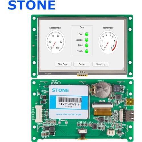 4.3 Inch LCD Screen Module With Develop Software +Controller Board For Industrial Control