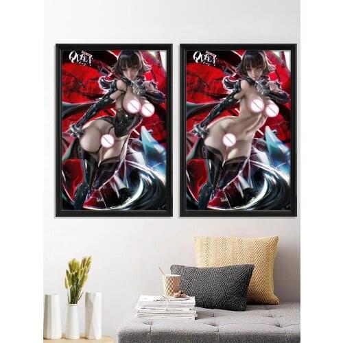 Niijima Makoto Anime Persona Ann Takamaki Sexy Nude Video Game Art-Poster Decoration Decor Home Living-Bedroom Custom