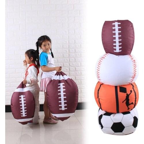 Sale 26inch Plush Toy Ball Storage Bag Football Basketball Baseball Football Bean Bag Bean Bag Chair Gifts for Kids