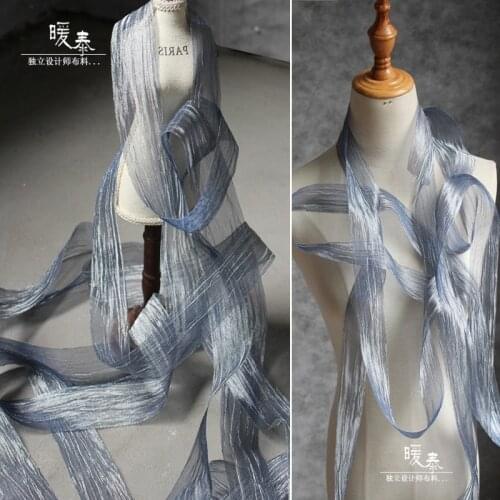 Retro Lace Trim Ribbon Blue DIY Ancient Costume Cake Gift Box Party Decor Bows Collar Dress Designer Accessories