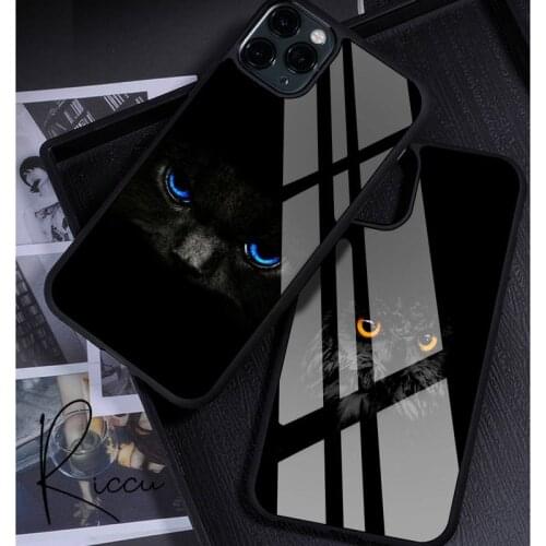 Luxury animal Wolf owl Phone Case Rubber for iPhone 12 11 Pro Max XS 8 7 6 6S Plus X 5S SE 2020 XR 12 Mini case