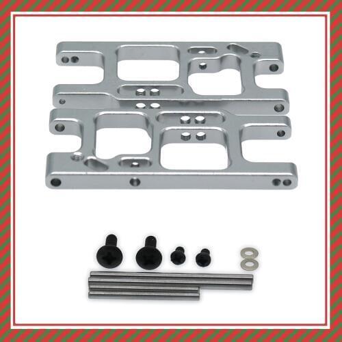 2PCS Rear Lower Suspension Arm For Rc Hobby Model Car 1/14 Lc Racing Full Series Upright Set A-Arm BE6015 Aluminum