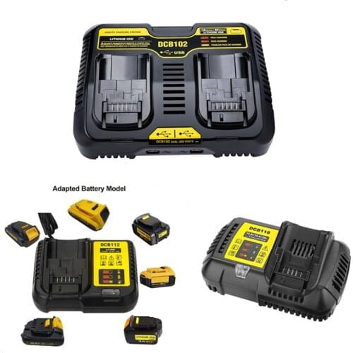 Li-Ion Battery Charger DCB104 DCB102 DCB118 DCB1418 For Dewalt 14.4V 18V 20V Lithium Battery DCB140 DCB183 DCB200