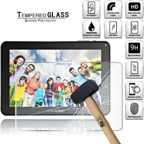 Tablet Tempered Glass Screen Protector Cover for Xgody T93Q 9" Tablet HD Eye Protection Explosion-Proof Tempered Film
