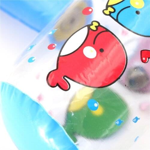 1Pc New Hot Cute Cartoon Inflatable Hammer Air Hammer With Bell Kids Children Blow Up Noise Maker Toys Color Random