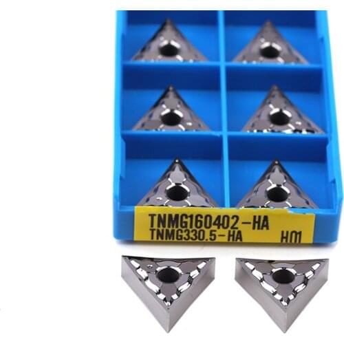 10pcs TNMG160402-HA H01 TNMG160404-HA HO1 CNC Lathe Tool Turning lnserts TNMG160408-HA H01 External Cutting Blade,Aluminum Tools