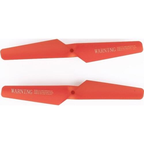 2 Pcs Red Plastic Propellers Props CCW CW Durable for Syma X5C/X5SC/X5SW