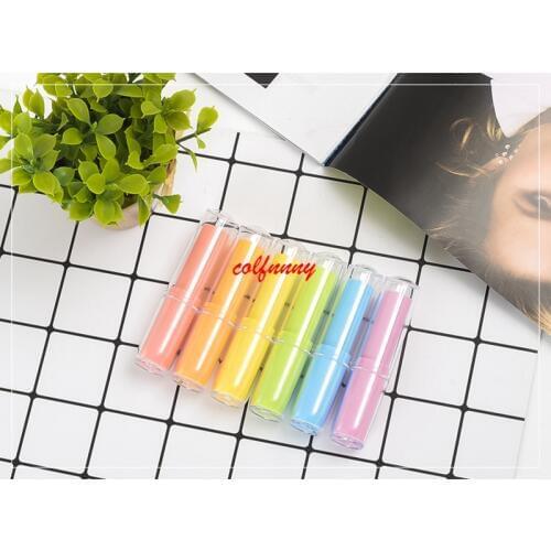 5000pcs/lot Empty Colored Lipstick Tube, Lip Balm Container,Plastic DIY Lip Rouge Tube, Makeup Tool,Cosmetic Packing