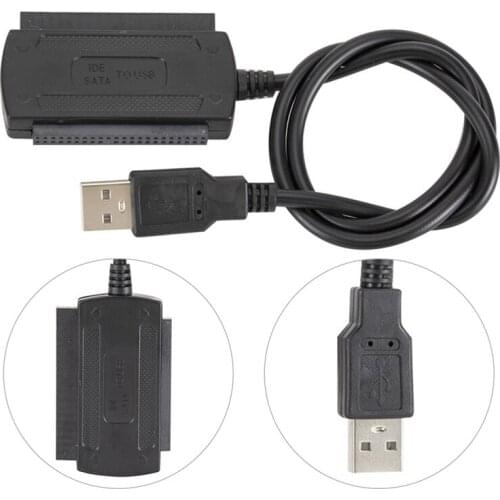 USB 2.0 to IDE/SATA Adapter For 2.5 3.5 Inch Hard Drive Transfer Cable Kit