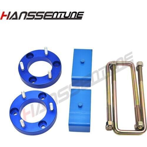 HANSSENTUNE 4x4 Accesorios 25mm Leveling Lift Block Kit Raise 2.5" Front + 2" Rear for Triton ML MN 2005-2014