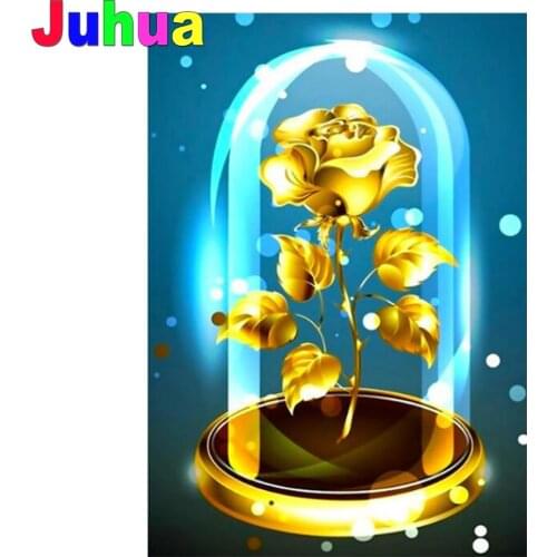 Diamond Painting Full Rose Pictures Of Rhinestones 5D DIY Diamond Embroidery Flower Mosaic Cross Stitch Handicraft