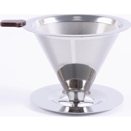 Stainless Steel Coffee Filter Holder Reusable Coffee Filters Dripper Drip Coffee Baskets