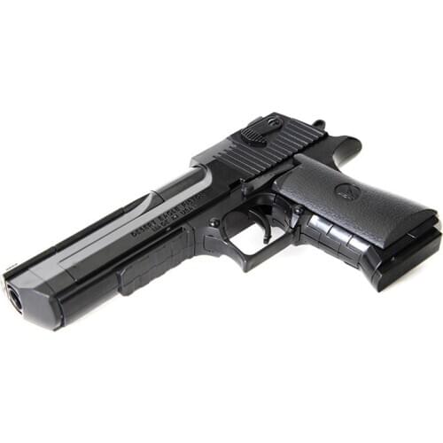 Desert Eagle DIY assembled building blocks plastic childrens toy gun inspired intellectual model toy pistol