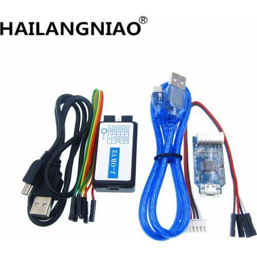 For J-Link OB ARM Emulator Debugger Programmer Downloader for Replace V8 SWD M74 with Micro USB Cable J-Link OB V2/ J-OB V2