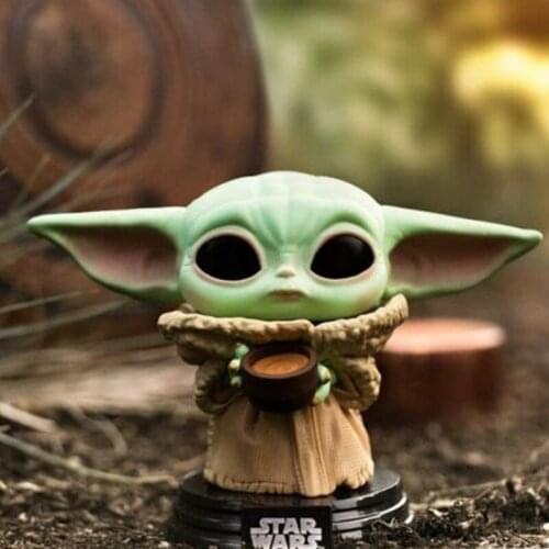 Hasbro Star Wars Master Yoda Baby Mandalorian Figurine Anime Dolls PVC Action Figure Model Toy Kids Gift