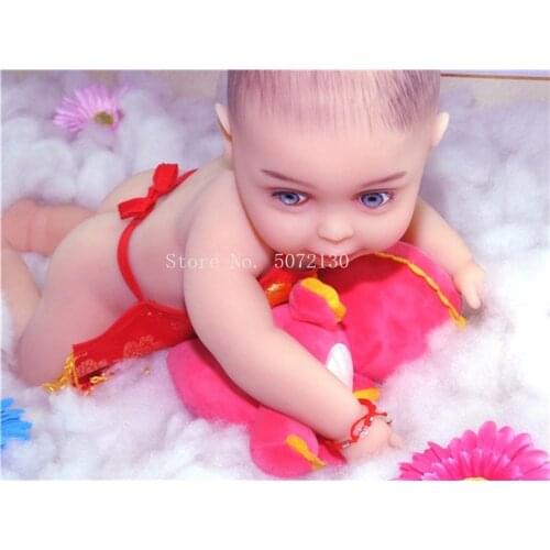 Reborn Baby Doll 46cm Reborn Baby Dolls Full Body Silicone Simulation Baby Doll Baby Training Simulation Baby Model