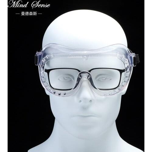M Goggles Anti-Droplet Wind Sand Dustproof Anti-Fog Transparent Goggles Fully Enclosed Labor Protection