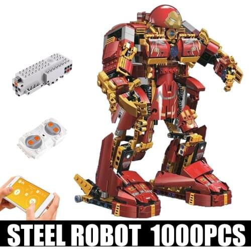 MOULD KING 15039 Creative Toys The APP RC Motorized MK Buster Robot Model Assembly Building Blocks Bricks Kids Christmas Gifts
